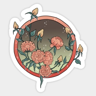 Floristic Figure Sticker